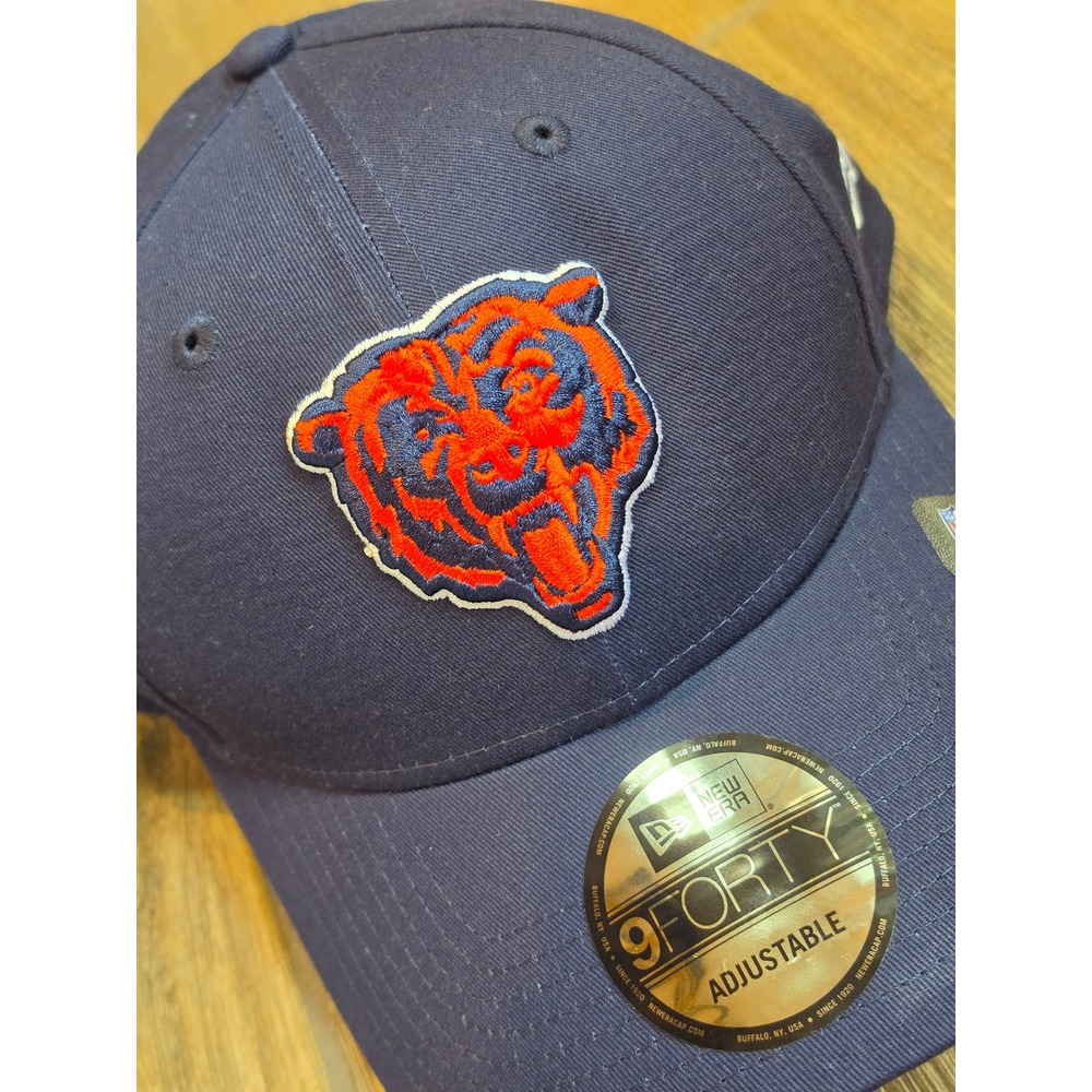 New Era 9FORTY Chicago Bears Navy Blue Adjustable Snapback Hat 60576270